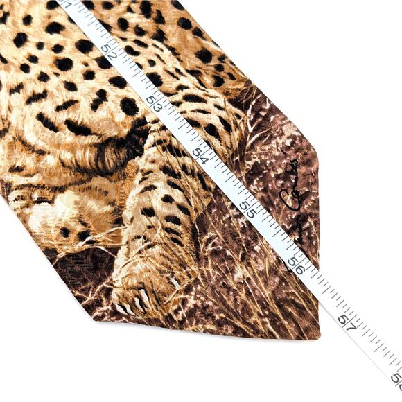 Vintage 1996 Endangered Species Cheetah Tie Alert by Simon Combes Conservation - Picture 12 of 12
